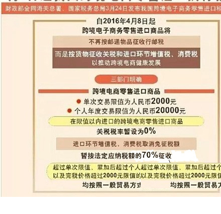 【宝储物流最新海关运输政策】海关2016海淘新政策